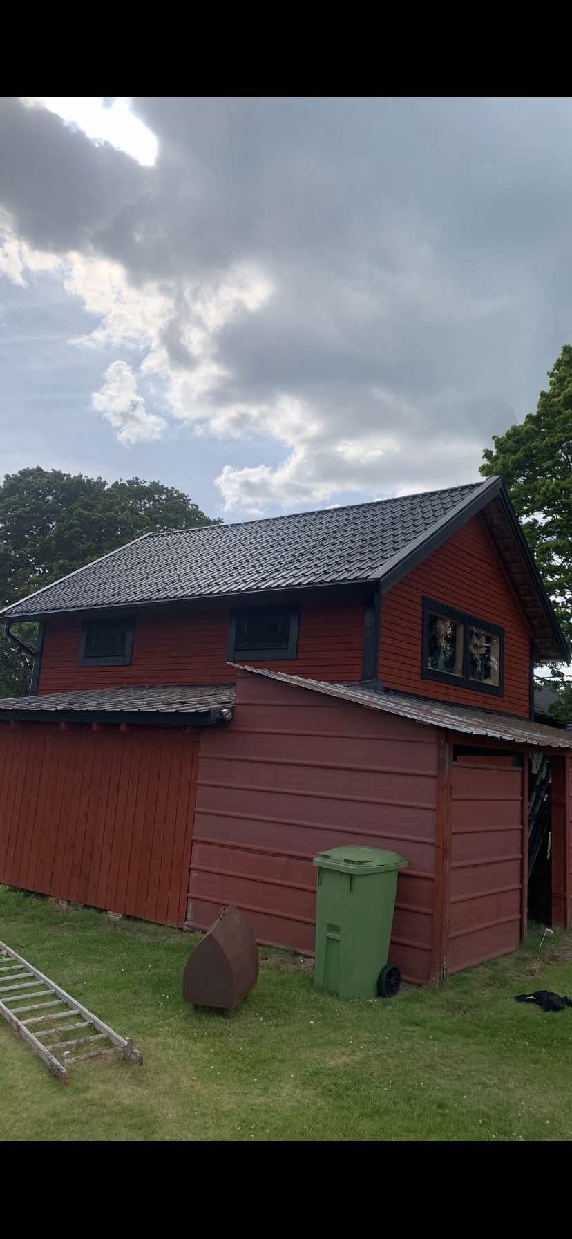 Plåttak — Stuga